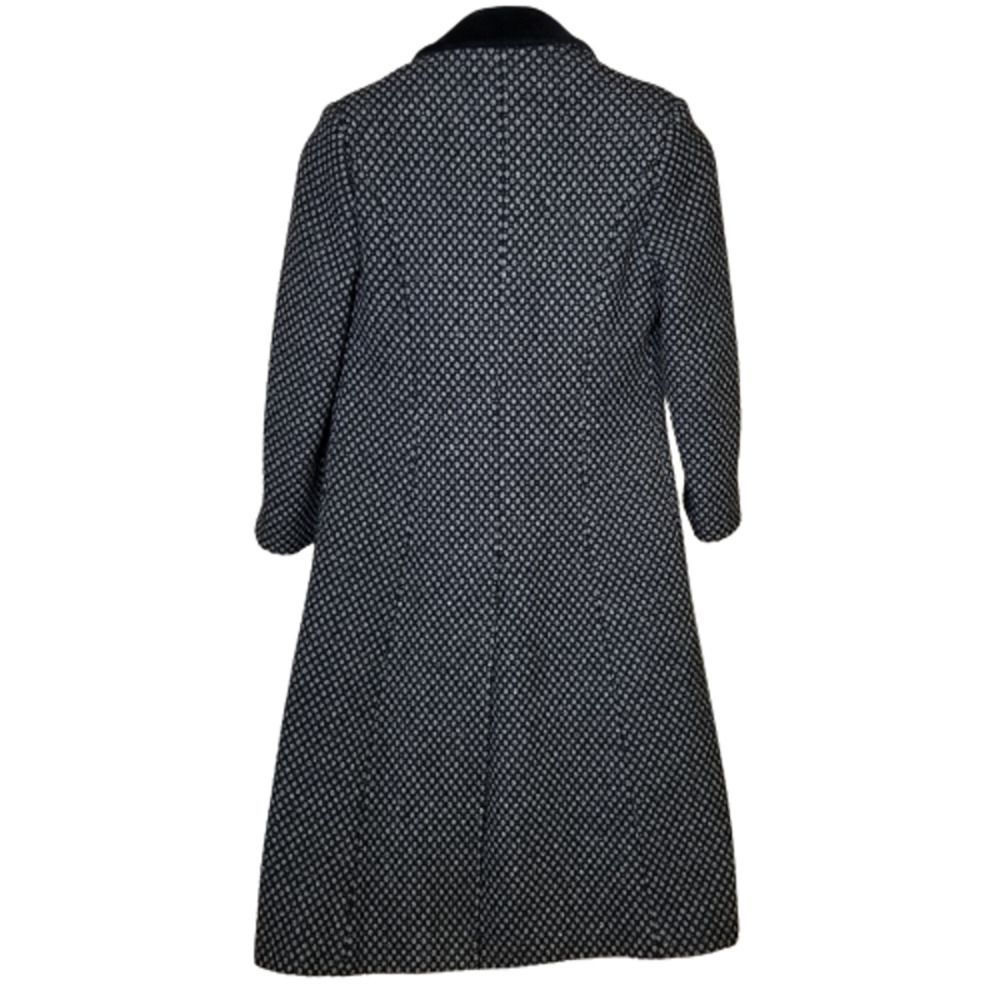 Christian Dior Peak Lapel Trench Coat Black & Gray - Picture 2 of 12